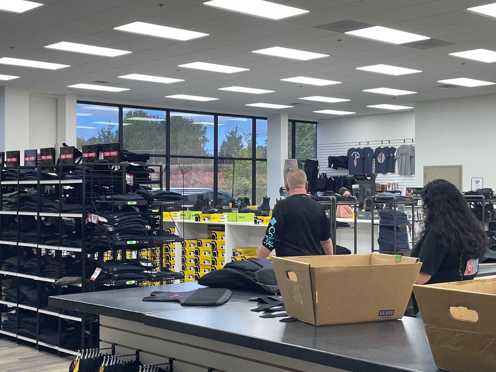 T&T Uniforms sales floor
